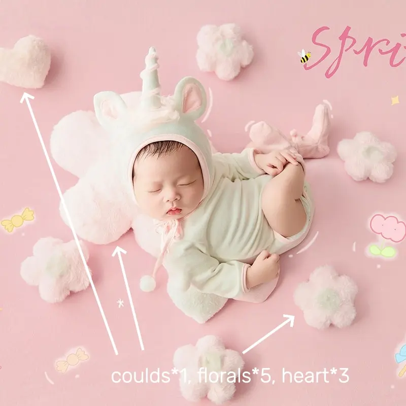 Clouds, Florals & Hearts (9pcs)